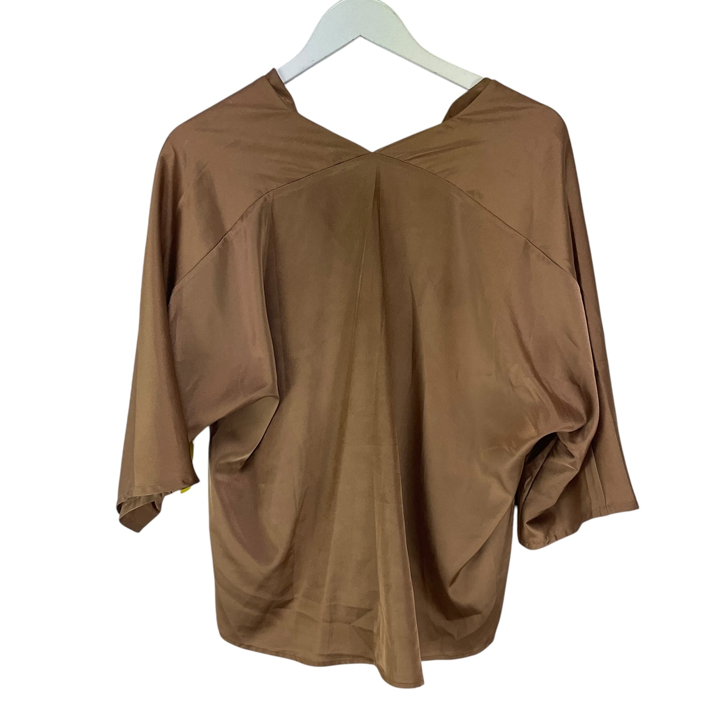 Top Long Sleeve By Banana Republic In Brown, Size: M