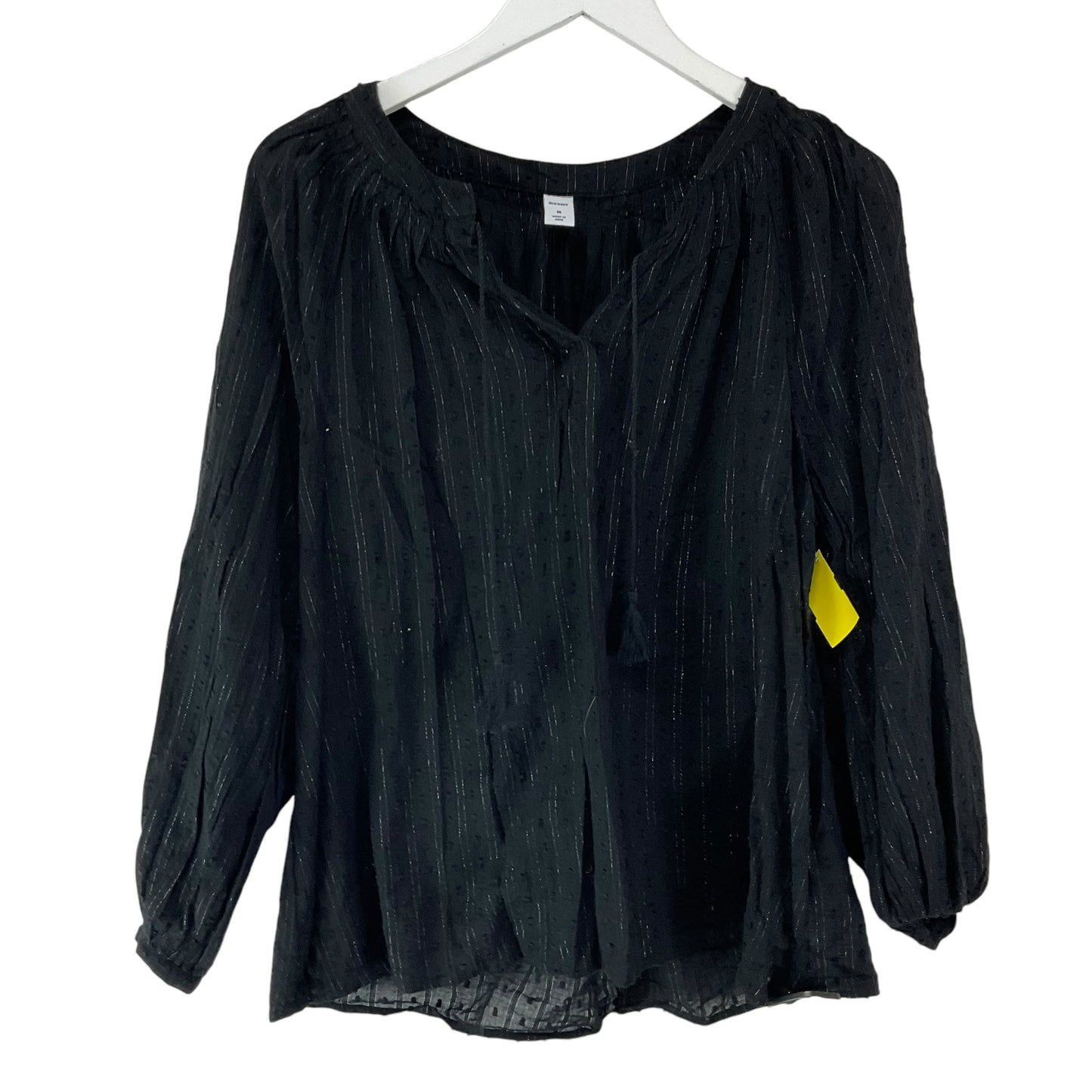 Top Long Sleeve By Old Navy In Black, Size: M