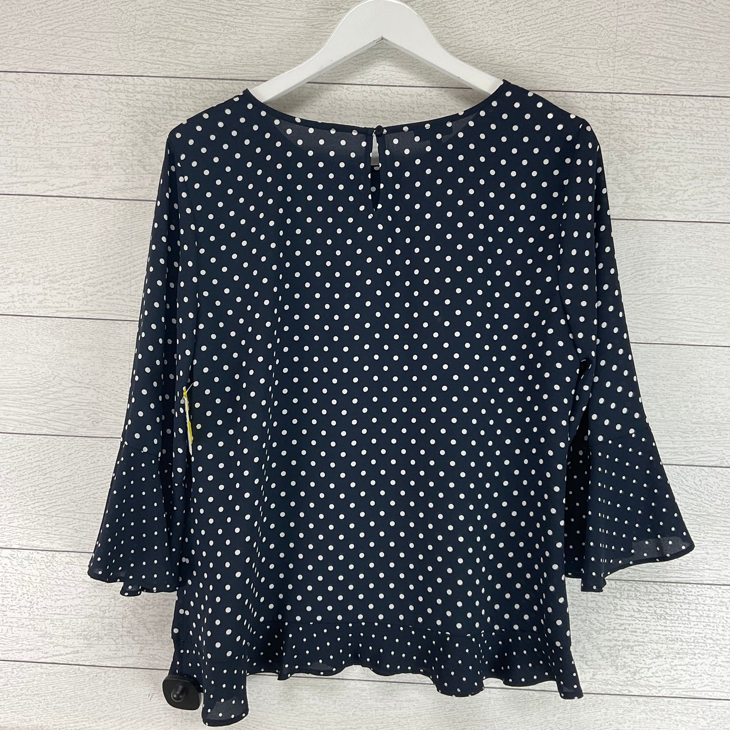 Top Long Sleeve By Talbots In Blue, Size: M