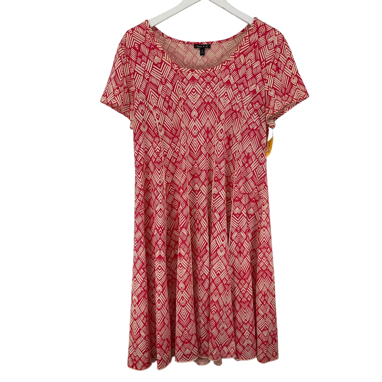 Dress Casual Midi By Sami & Jo In Red, Size: Xl