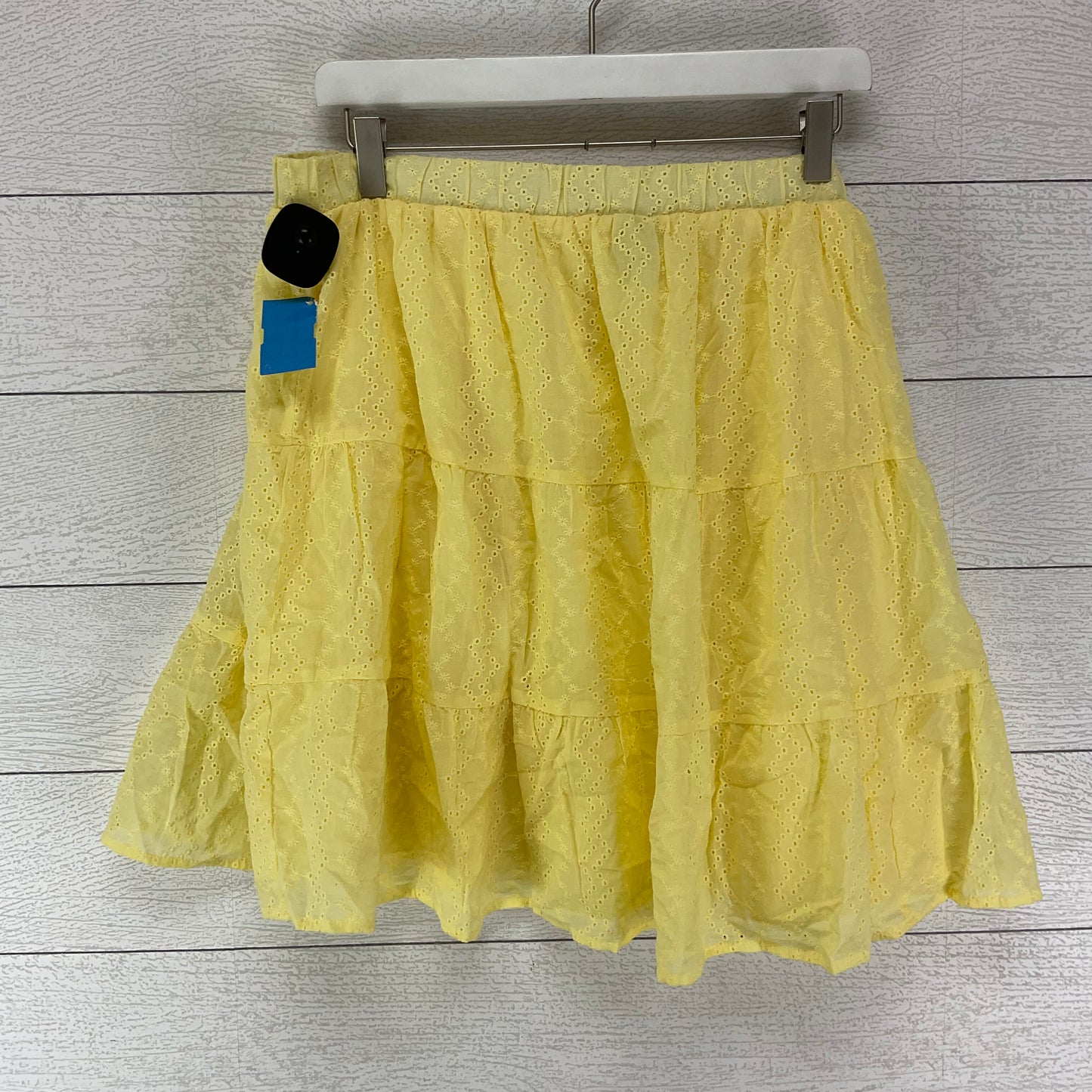 Skirt Mini & Short By Wild Fable In Yellow, Size: Xxl