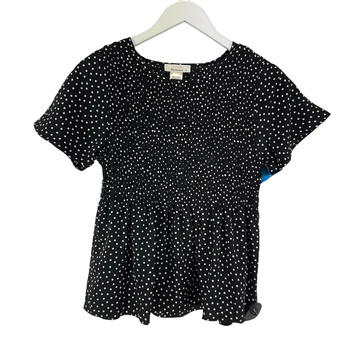 Top Short Sleeve By Urban Romantics In Black, Size: S