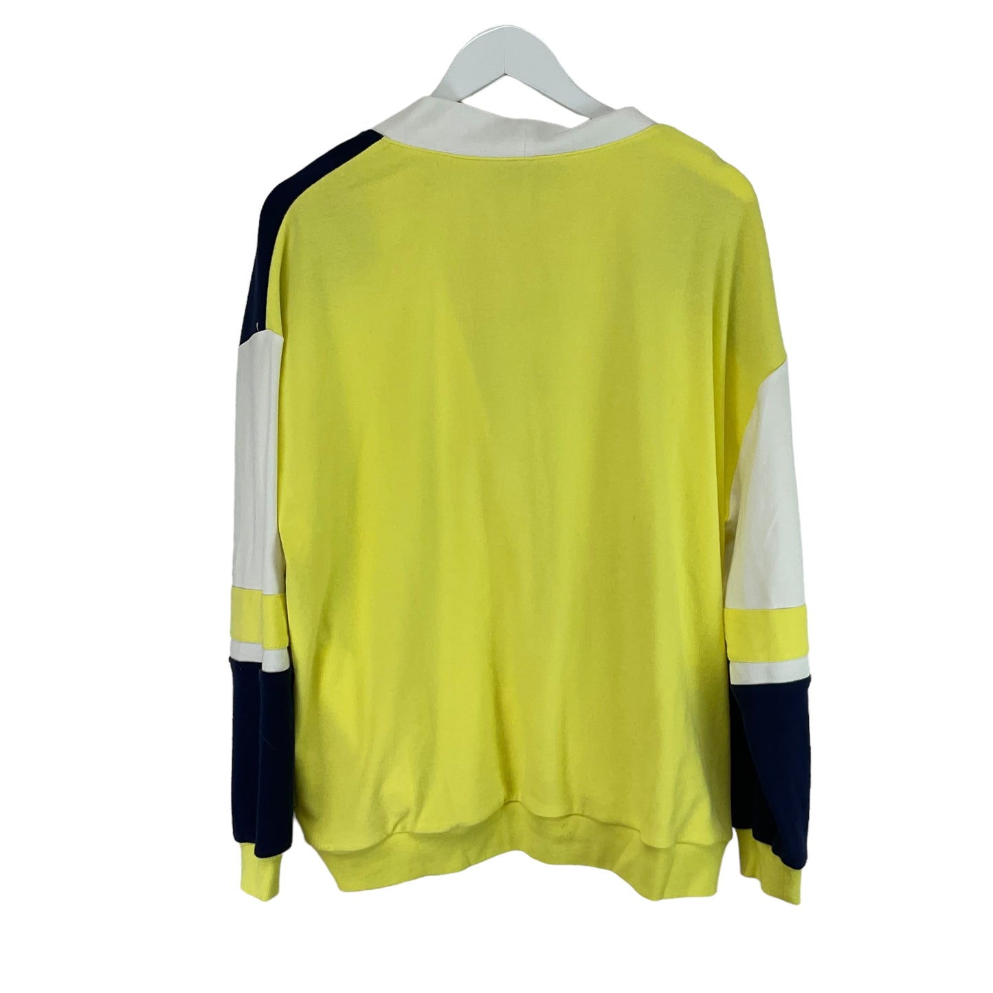 Cardigan By Cmb In Blue & Yellow, Size: M