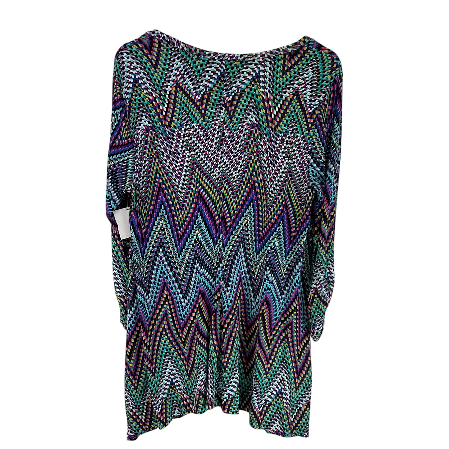 Top Long Sleeve By Premise In Multi-colored, Size: L