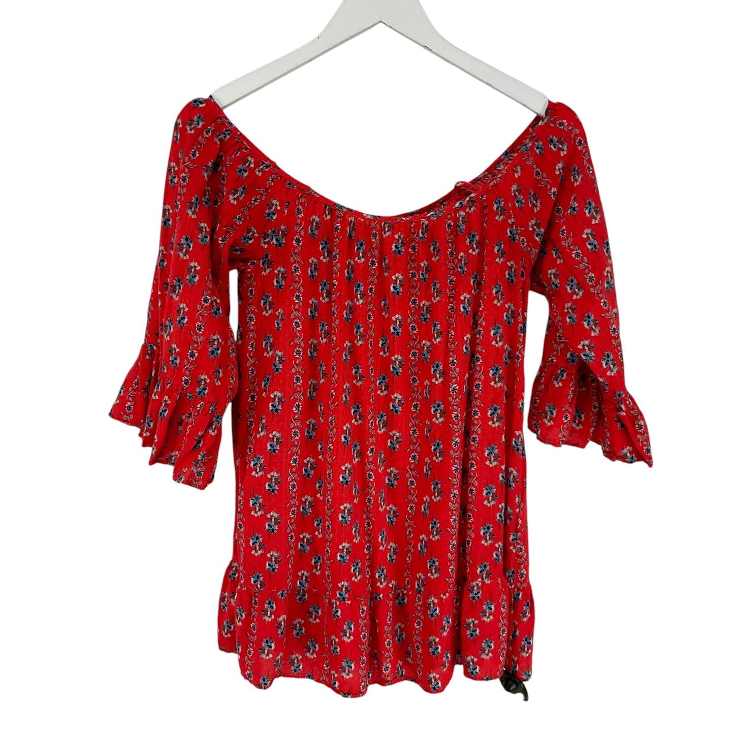 Top Long Sleeve By Altard State In Red, Size: S