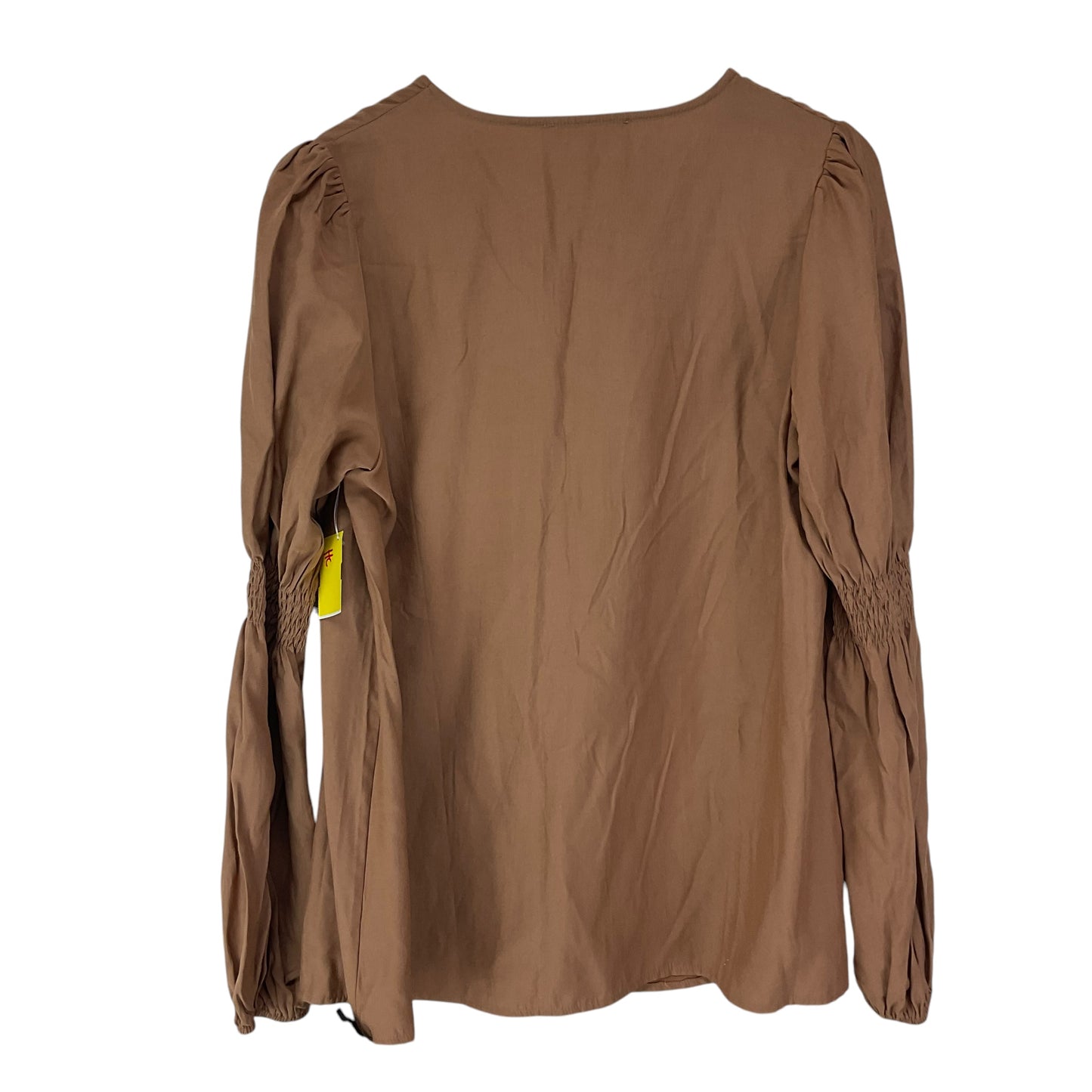 Top Long Sleeve By Clothes Mentor In Brown, Size: M