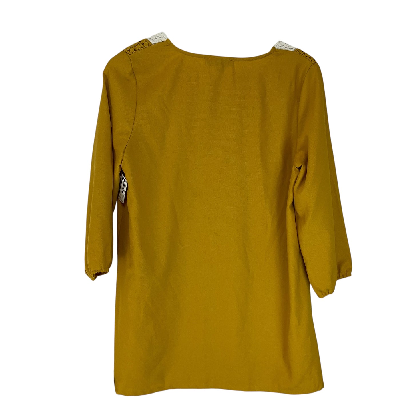 Top Long Sleeve By Umgee In Yellow, Size: M