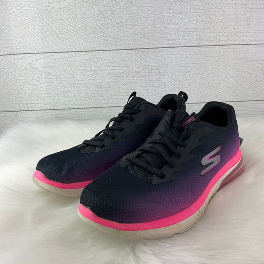 Shoes Athletic By Skechers In Pink & Purple, Size: 9