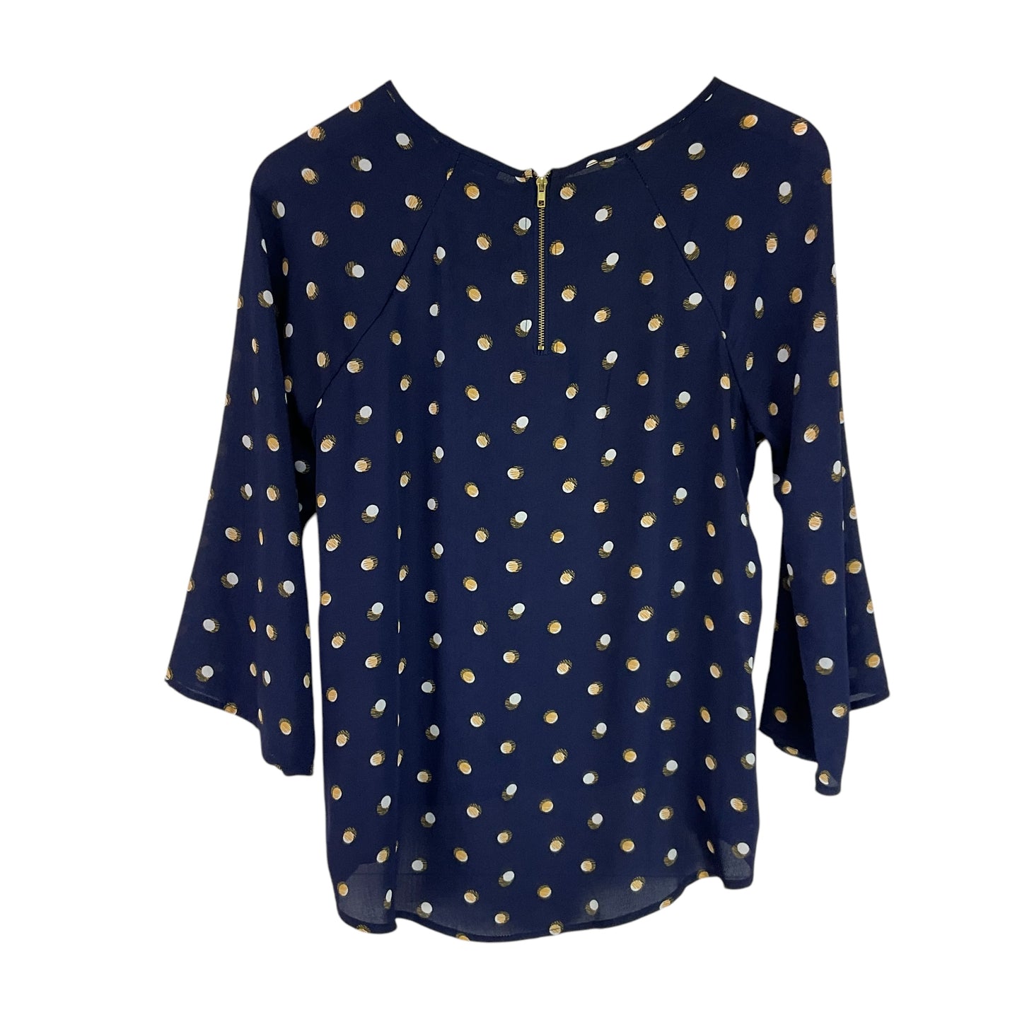 Top Long Sleeve By Papermoon In Navy, Size: S