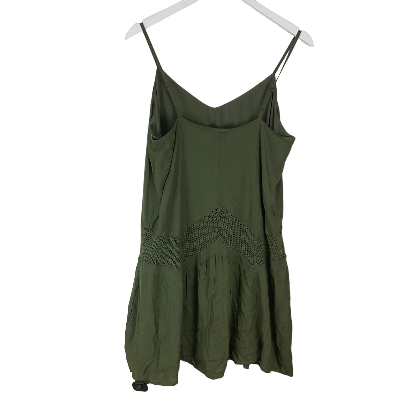 Green Dress Casual Short Wonderly, Size Xl