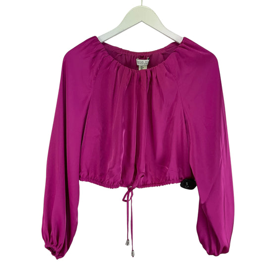 Top Long Sleeve By Rachel Zoe In Pink, Size: S