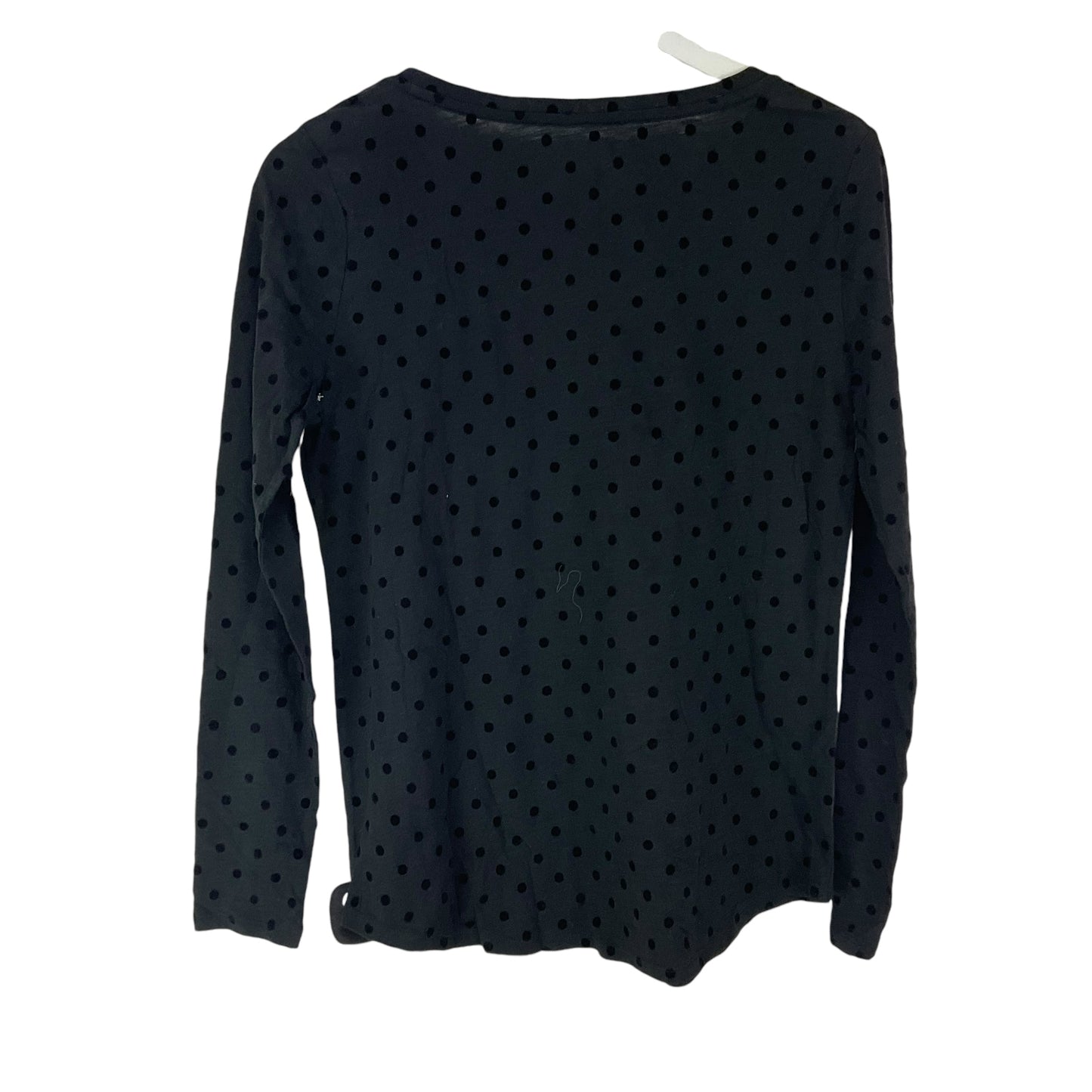 Top Long Sleeve By Loft In Black, Size: M