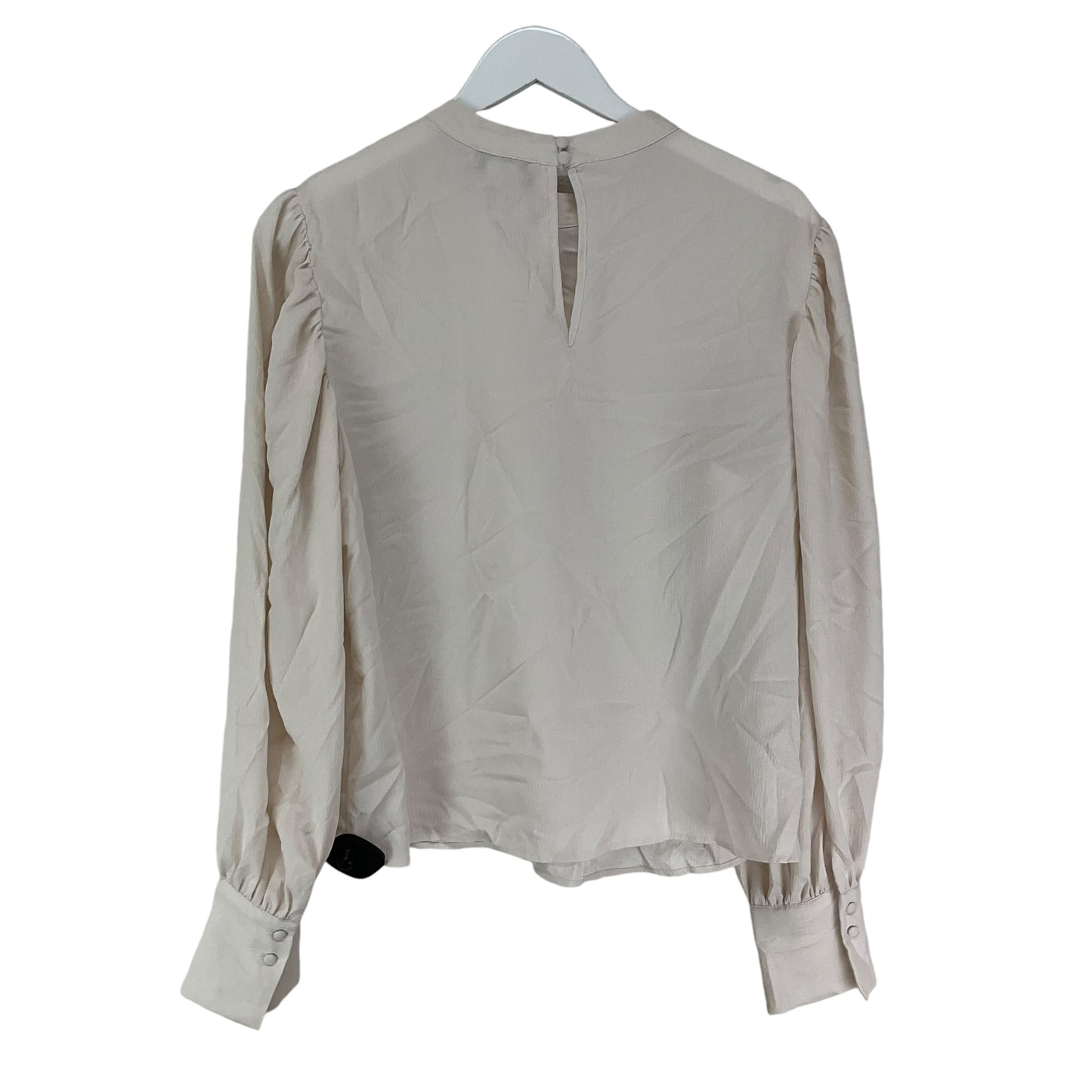 Top Long Sleeve By Rachel Zoe In White, Size: L