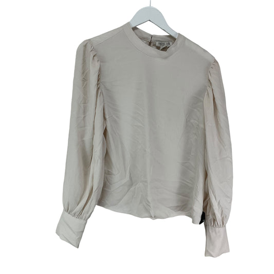 Top Long Sleeve By Rachel Zoe In White, Size: L