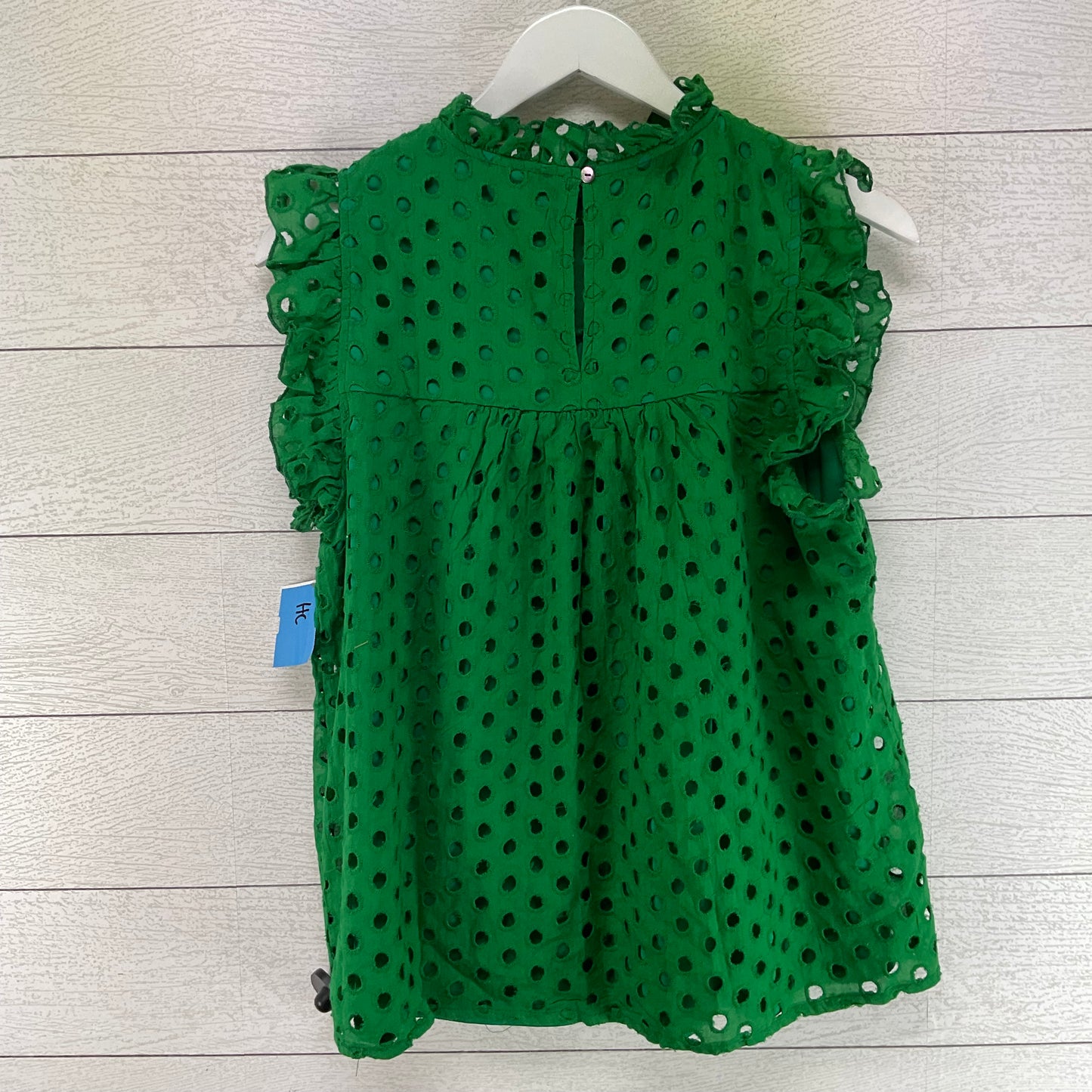 Top Sleeveless By Jodifl In Green, Size: S