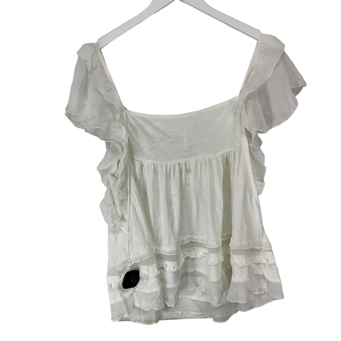 White Top Sleeveless Anthropologie, Size Xl