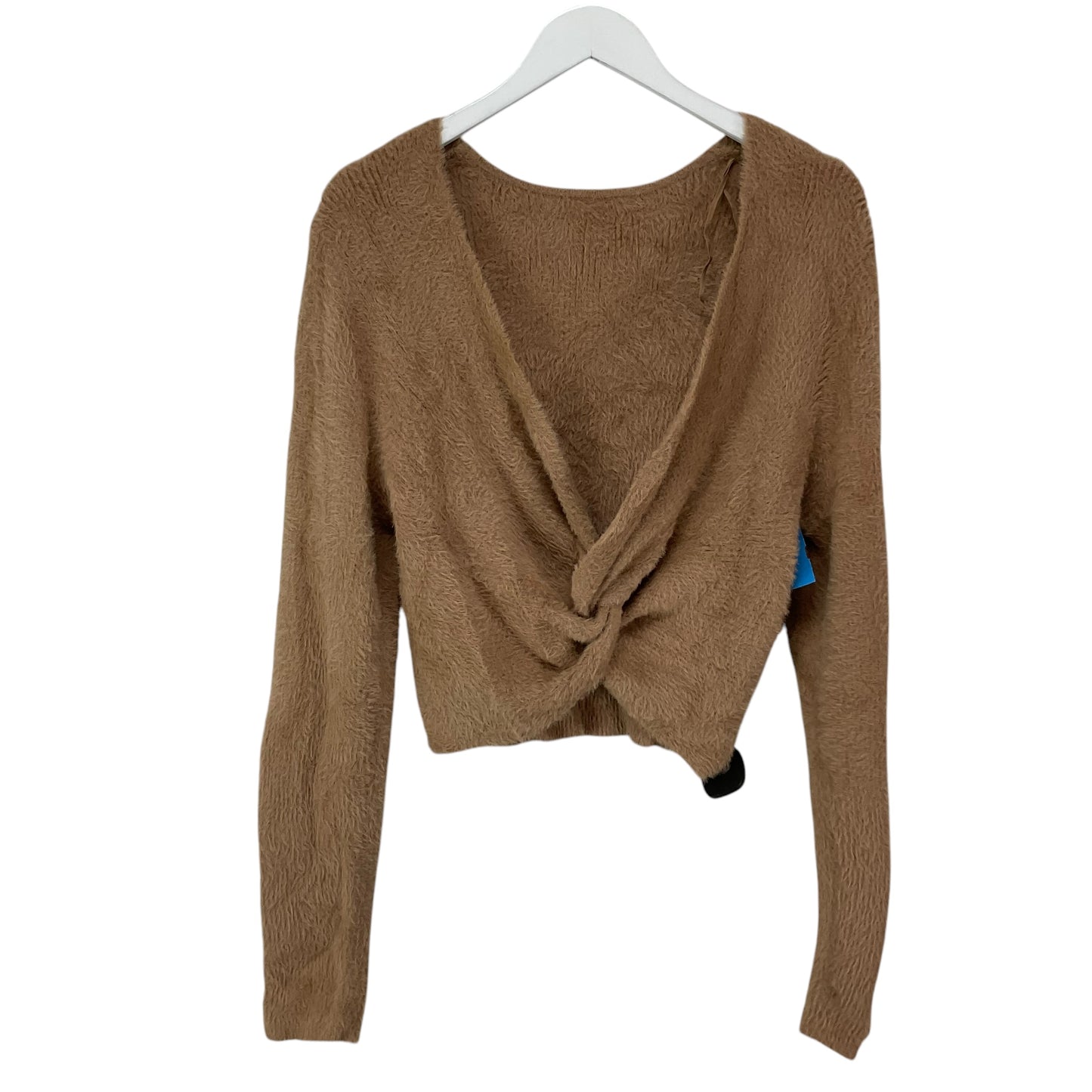 Top Long Sleeve By Aerie In Brown, Size: Xl