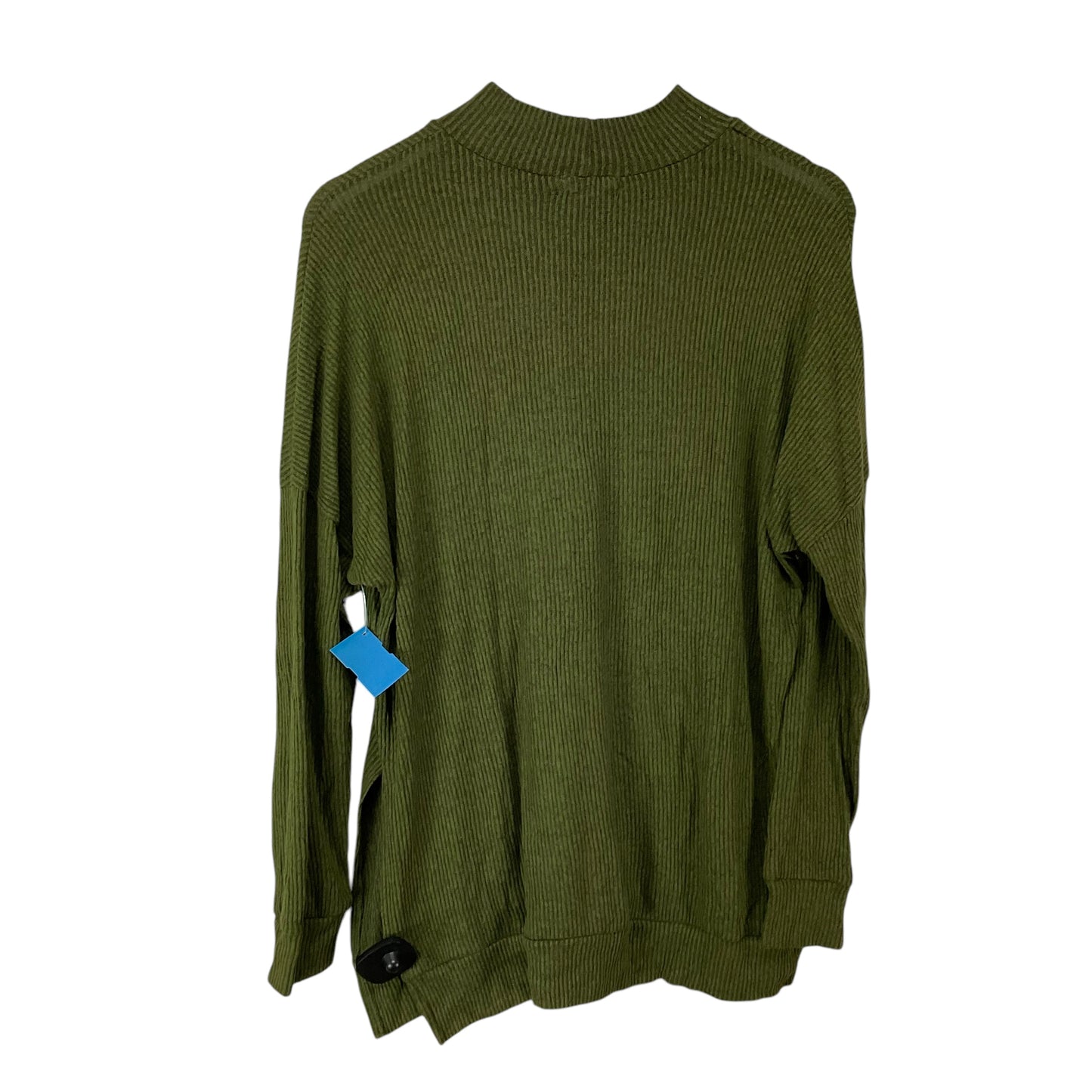 Top Long Sleeve By Caution To The Wind In Green, Size: S