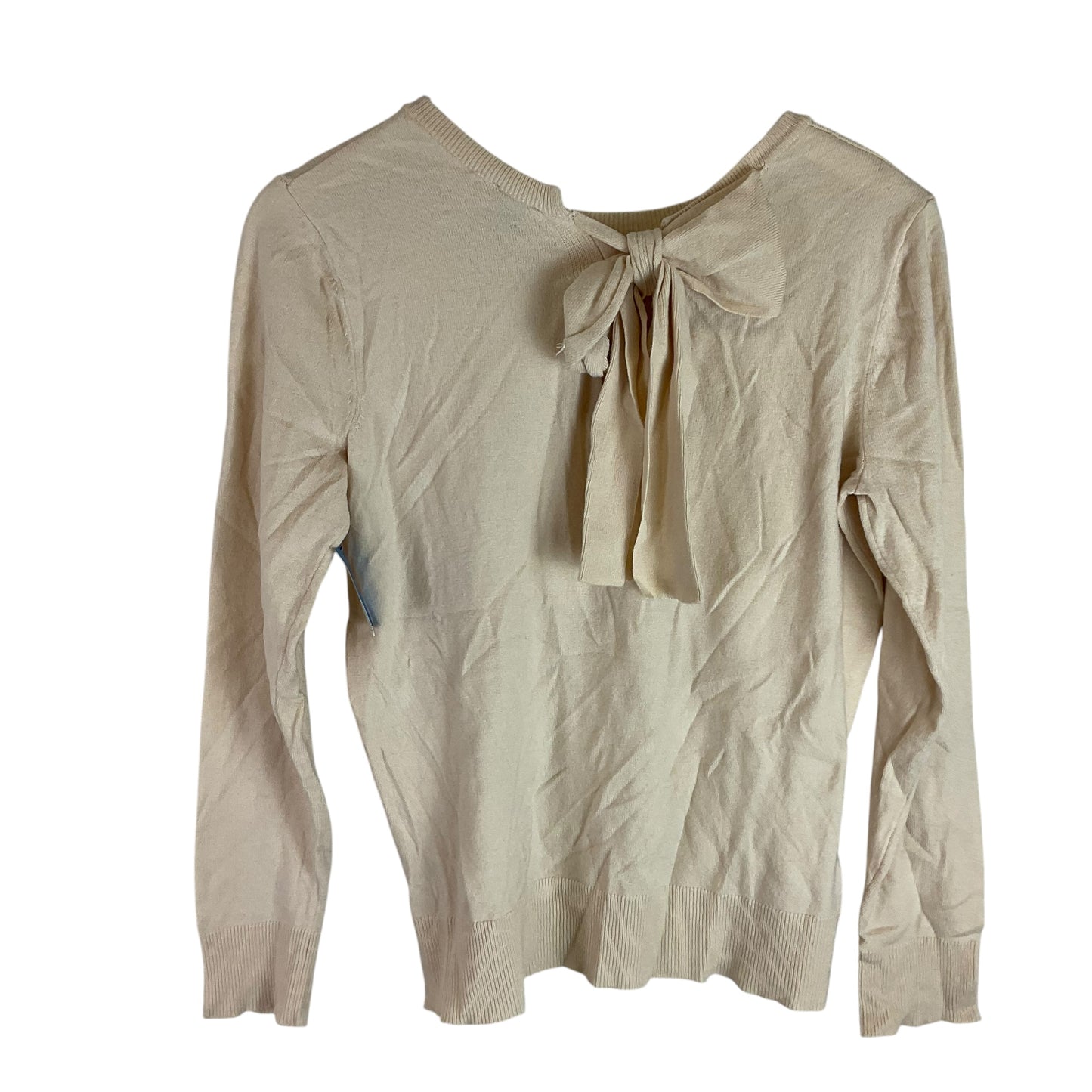 Top Long Sleeve By Cupio In Cream, Size: L