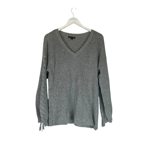 Sweater By American Eagle In Grey, Size: Xl