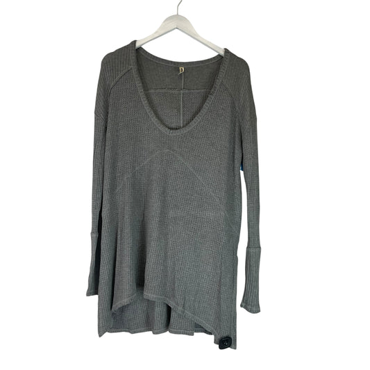 Top Long Sleeve By Free People In Grey, Size: L