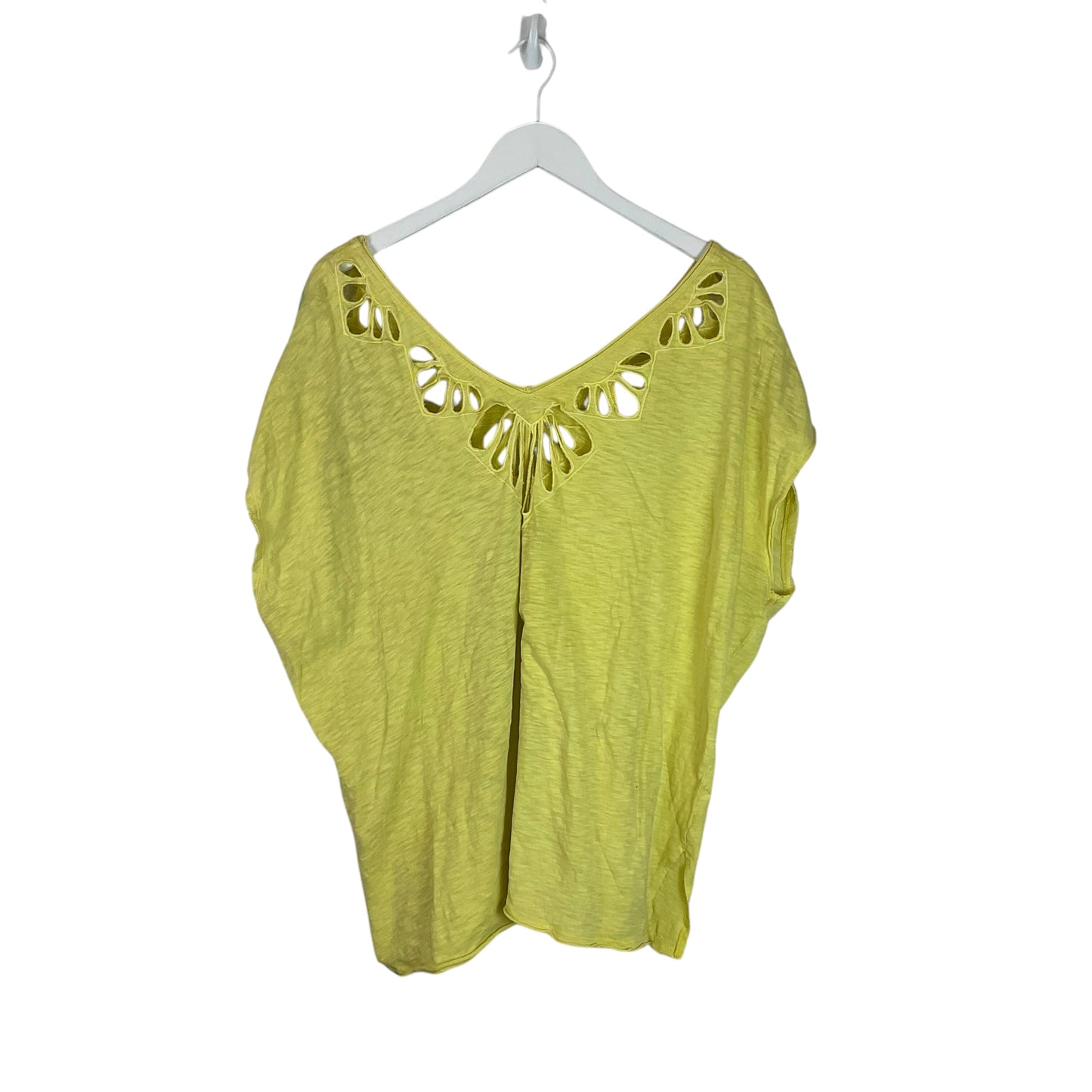 Top Short Sleeve By Free People In Yellow