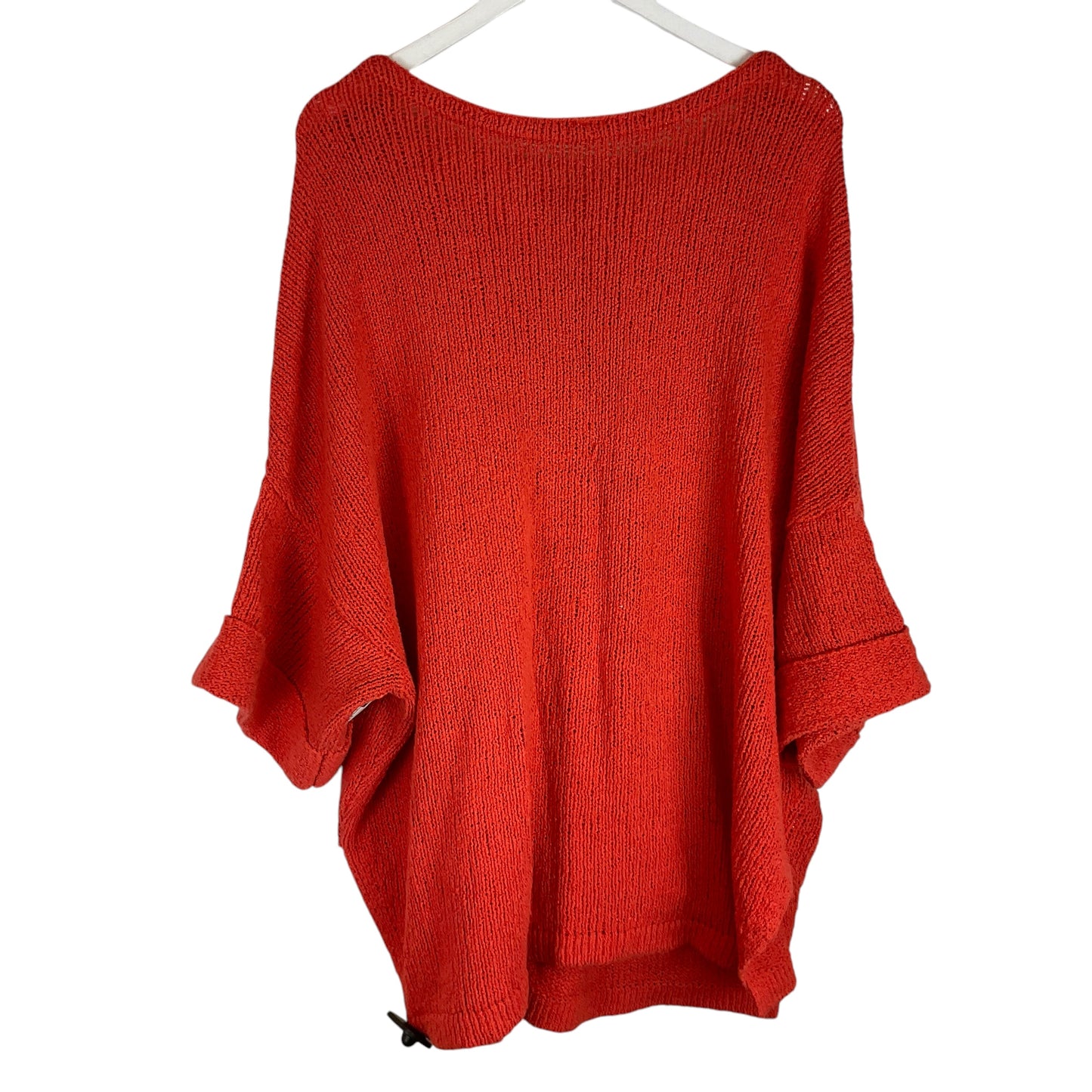 Top Short Sleeve By Free People In Orange, Size: L