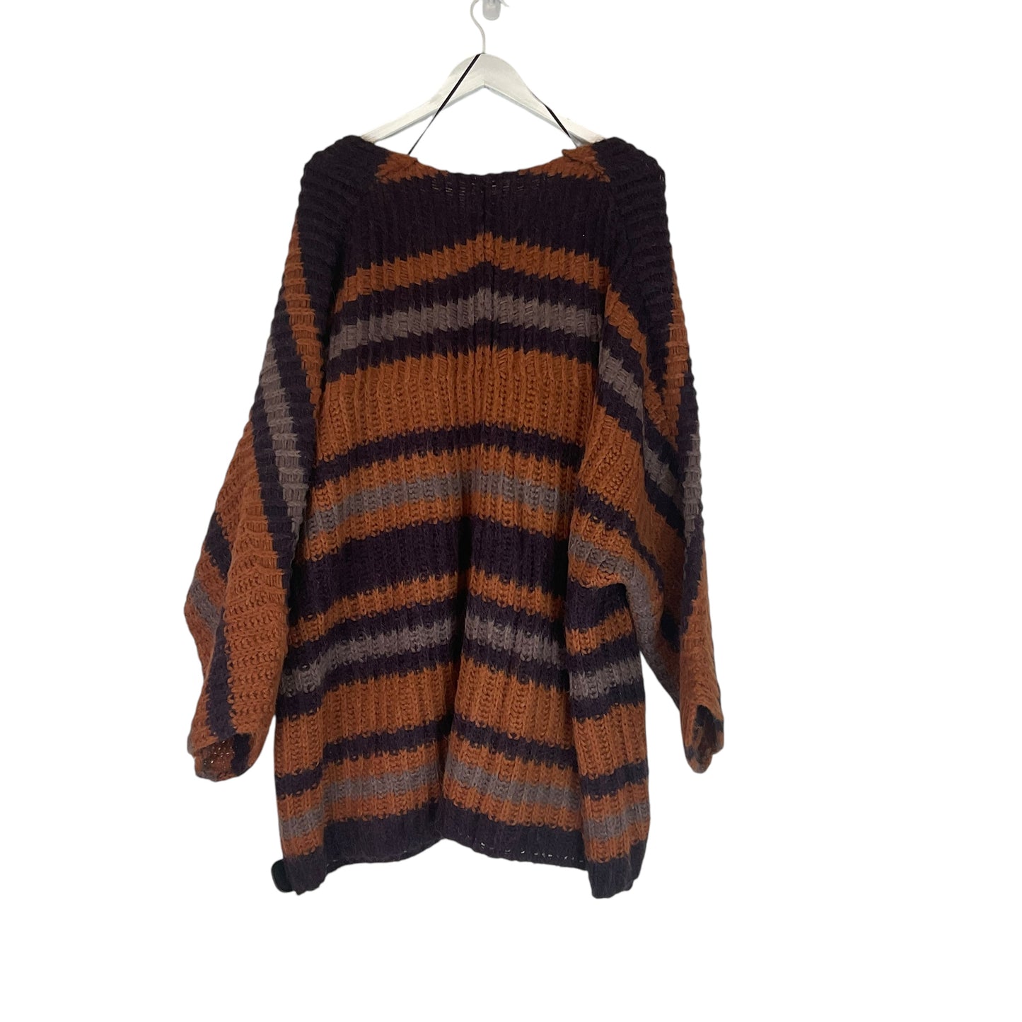 Sweater By Free People In Orange & Purple, Size: L