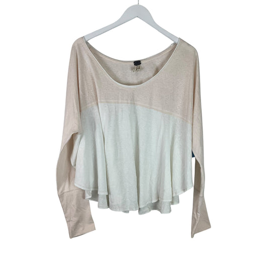 Top Long Sleeve By We The Free In Cream, Size: L