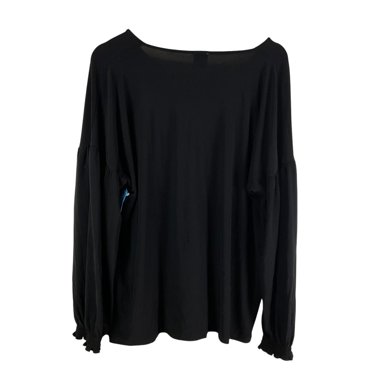 Top Long Sleeve By Anne Klein In Black, Size: Xl