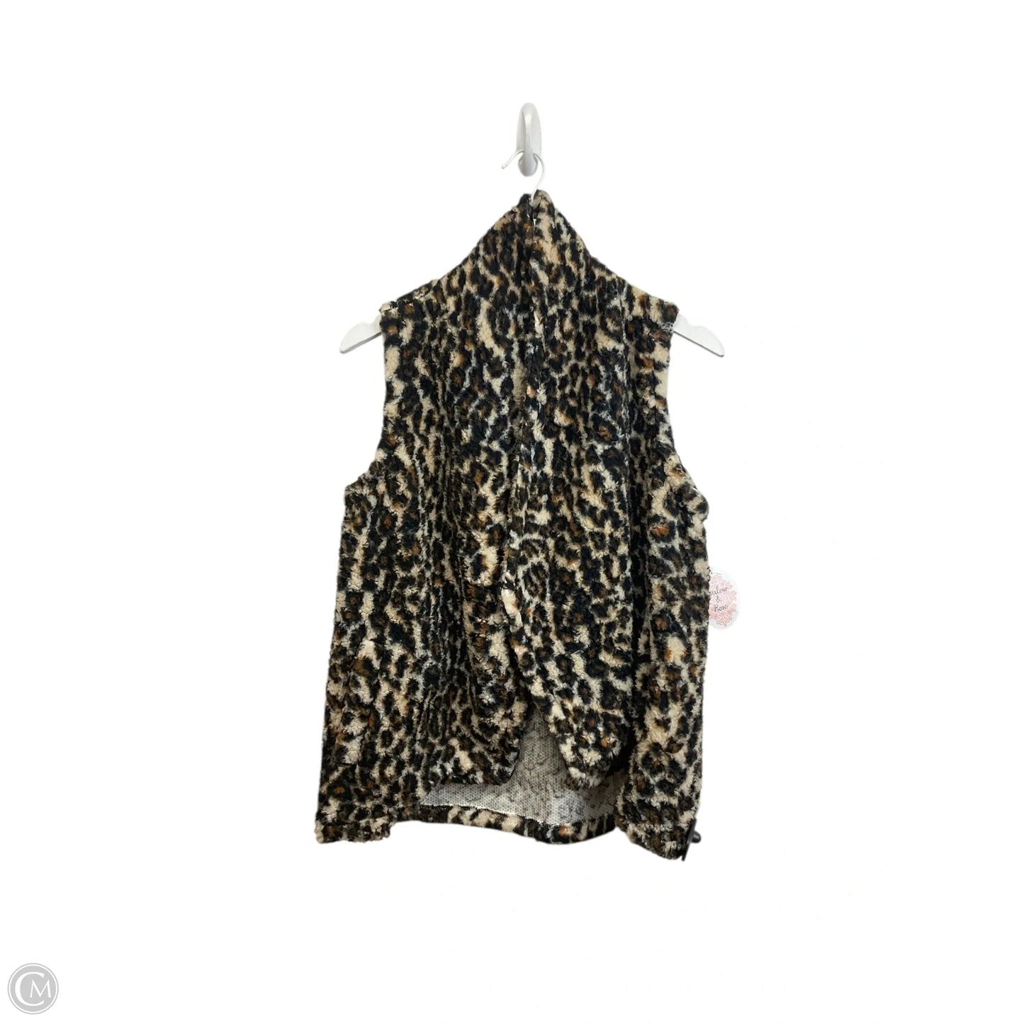 Cardigan By Clothes Mentor In Animal Print, Size: M