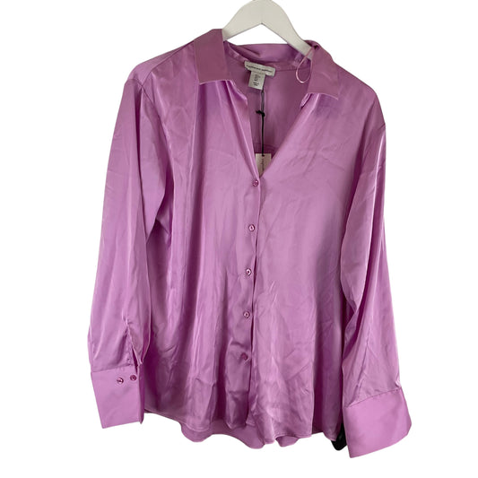 Top Long Sleeve By Cupcakes And Cashmere In Purple, Size: L