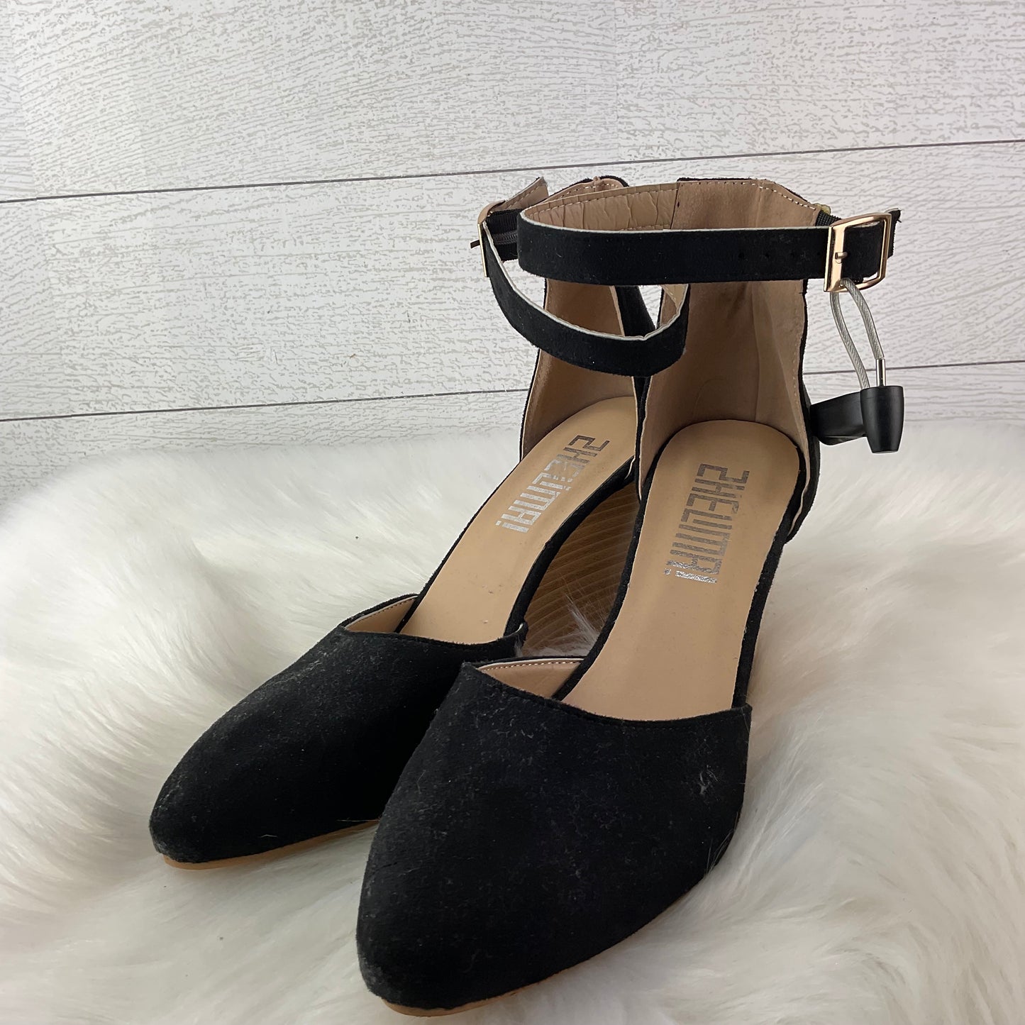 Shoes Heels Wedge By Clothes Mentor In Black, Size: 9