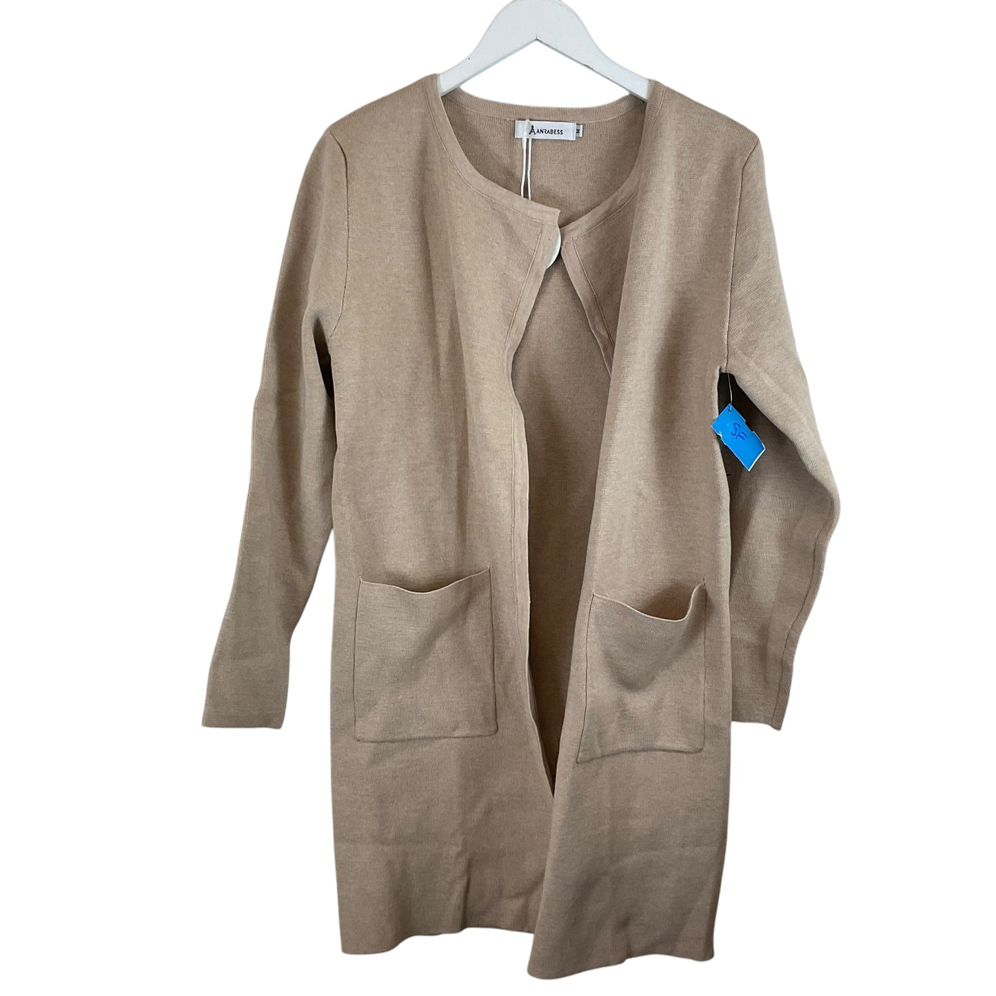 Cardigan By Clothes Mentor In Tan, Size: M