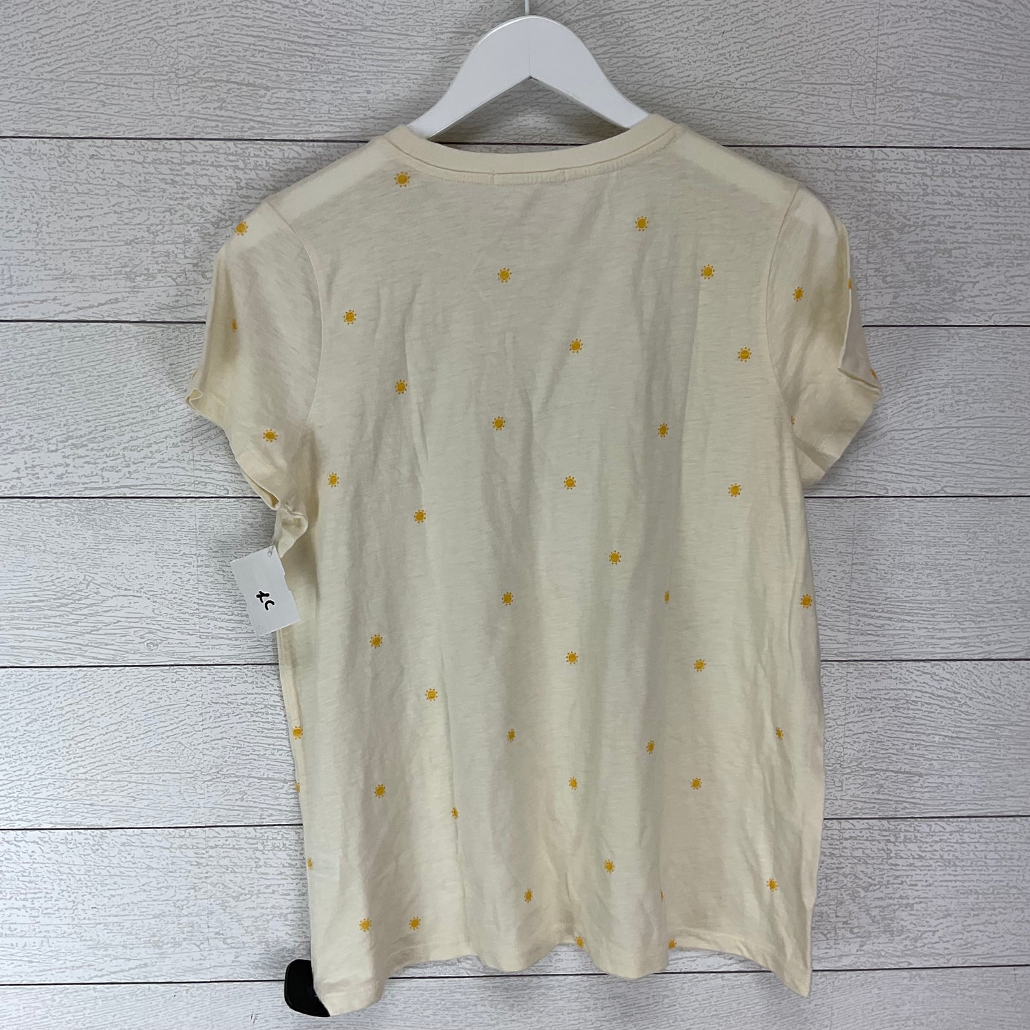 Yellow Top Short Sleeve Marine Layer, Size M