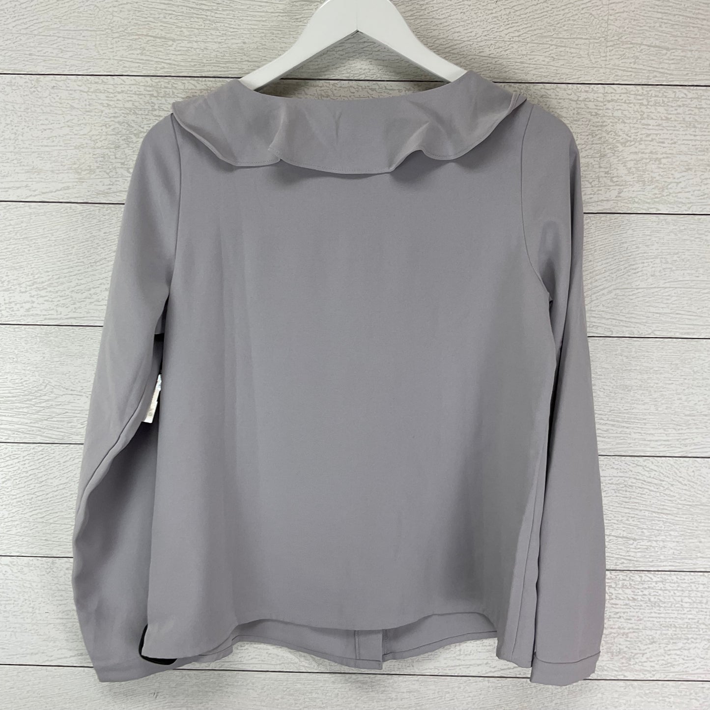 Purple Top Long Sleeve Basic Cmc, Size M