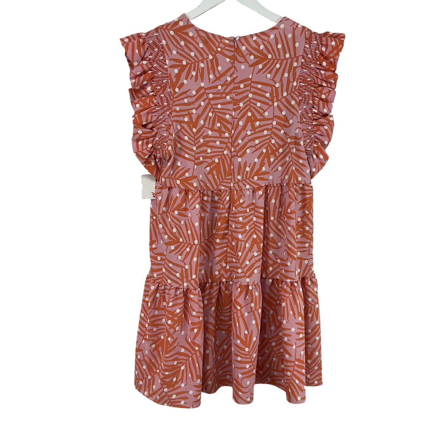 Dress Casual Midi By Cmb In Orange, Size: S