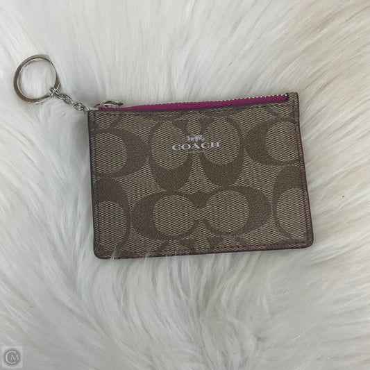 Coin Purse Designer By Coach, Size: Small