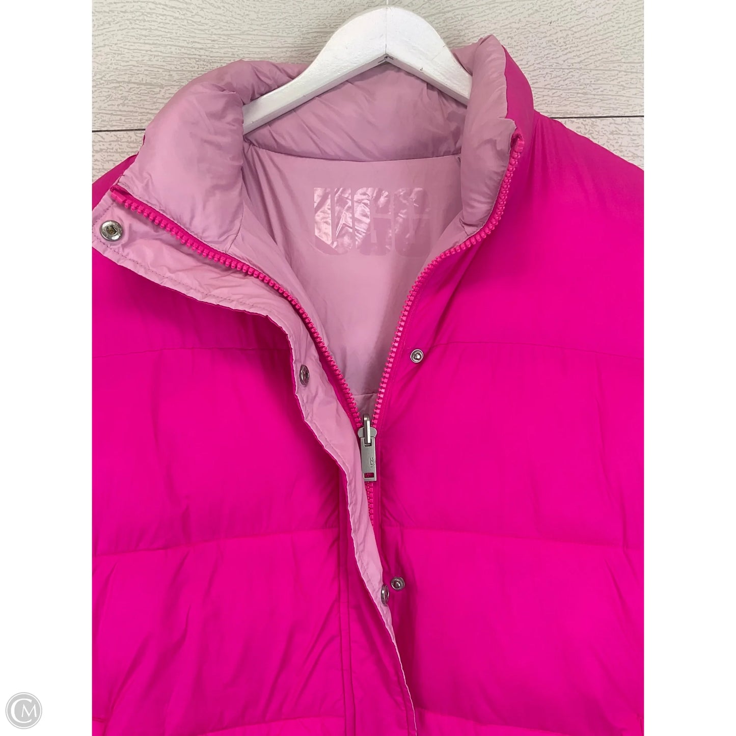 Vest Designer By Ugg In Pink, Size: S