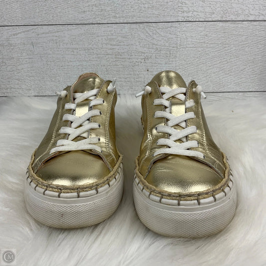Shoes Sneakers By Diba In Gold, Size: 8