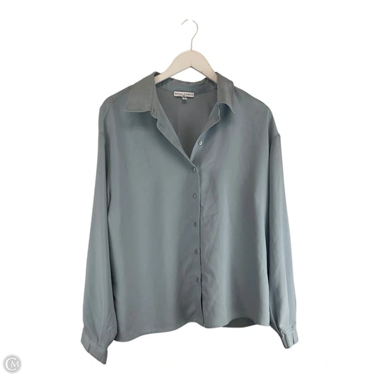 Top Long Sleeve Basic By Cmc In Blue, Size: M