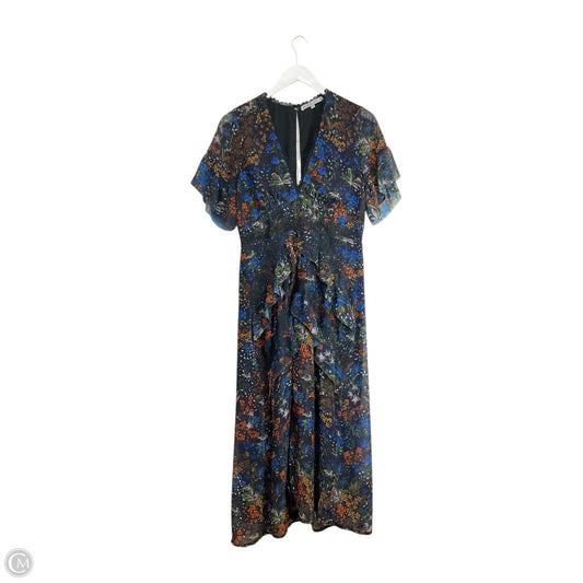 Dress Casual Maxi By Cmc In Floral Print, Size: 12