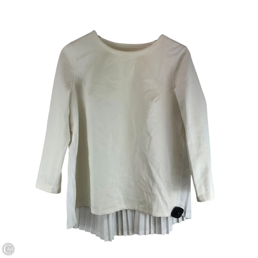 Athletic Top Long Sleeve Crewneck By Lululemon In Cream