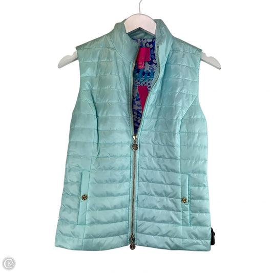 Vest Designer By Lilly Pulitzer In Blue, Size: Xs