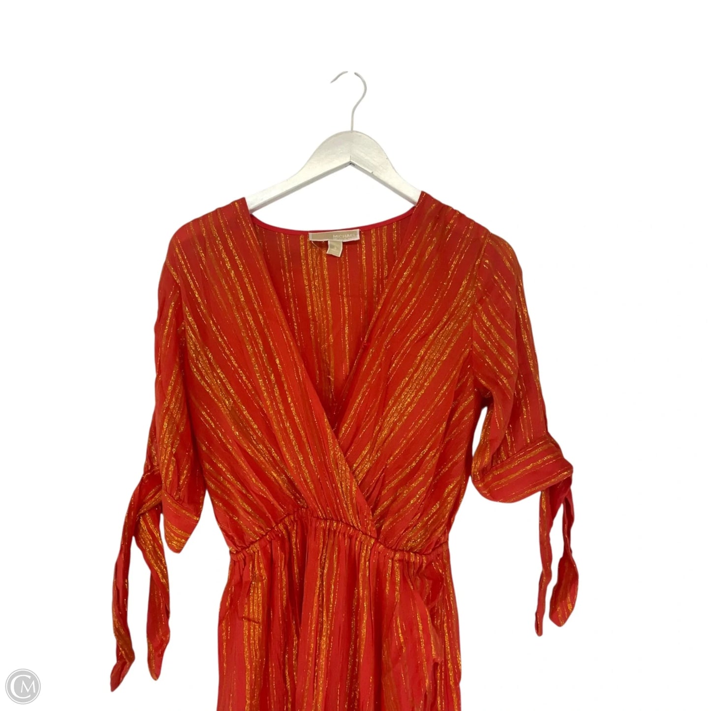Dress Casual Maxi By Michael By Michael Kors In Orange, Size: S