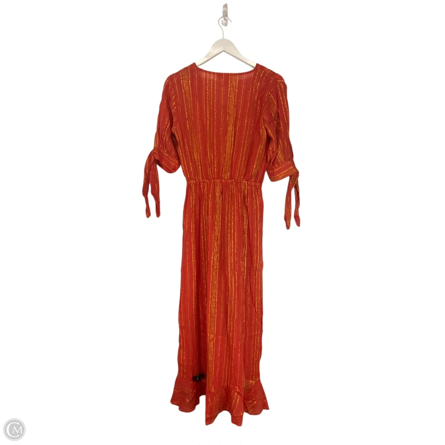 Dress Casual Maxi By Michael By Michael Kors In Orange, Size: S
