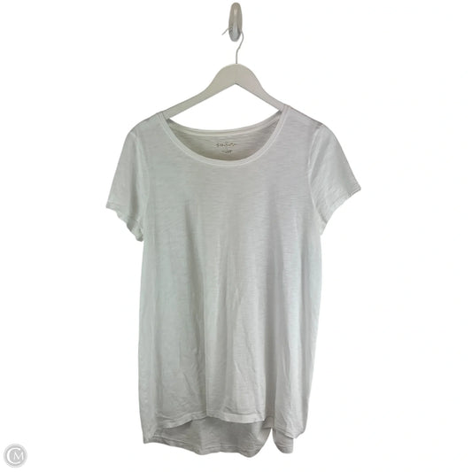 Top Short Sleeve Designer By Lilly Pulitzer In White, Size: L