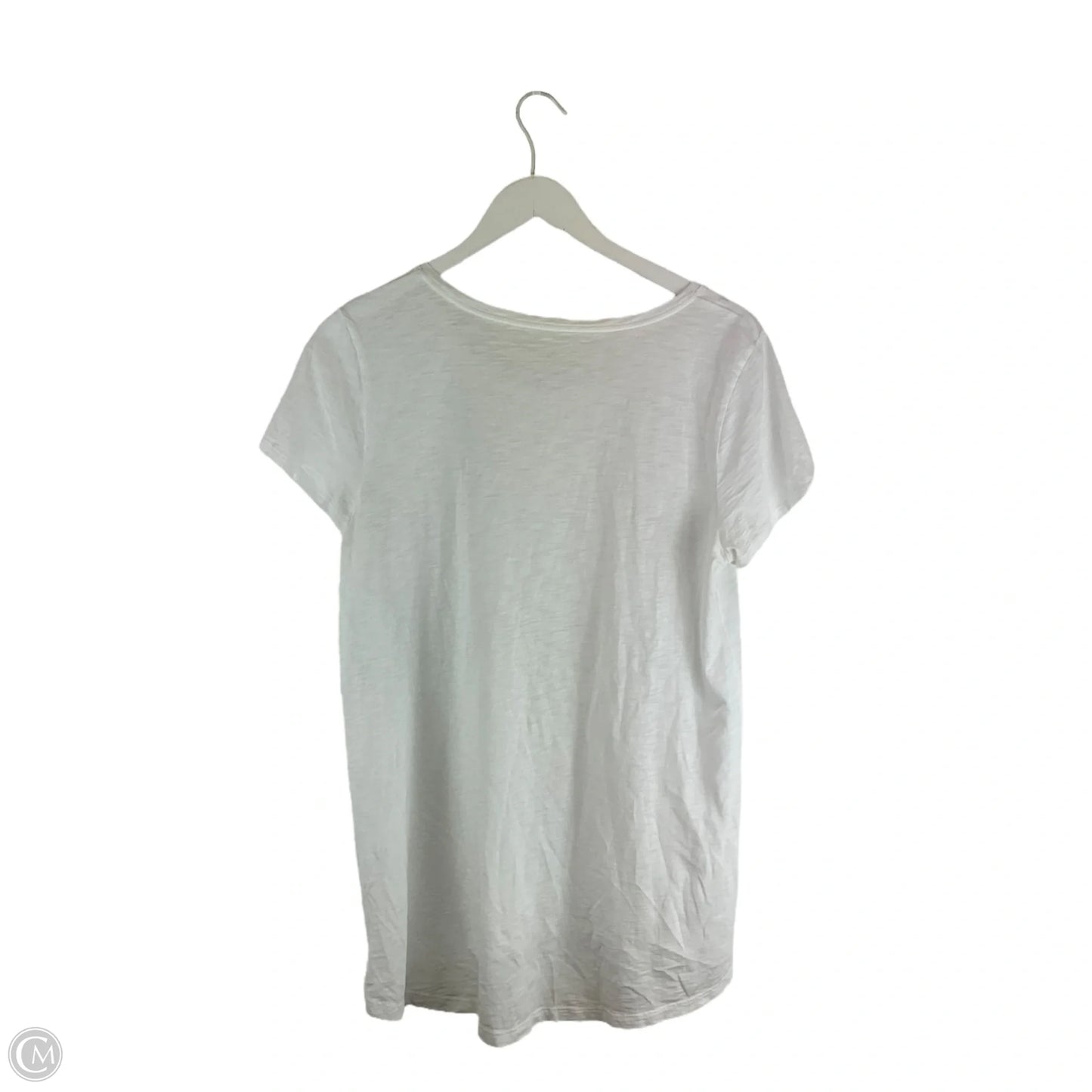 Top Short Sleeve Designer By Lilly Pulitzer In White, Size: L
