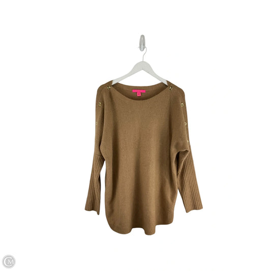 Sweater Designer By Lilly Pulitzer In Beige, Size: L