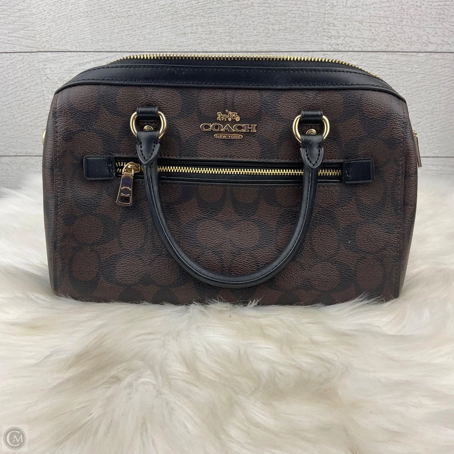 Handbag Designer By Coach, Size: Small